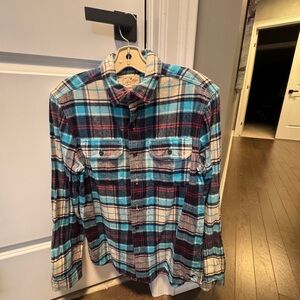 American Eagle Outfitters Heritage Flannel Long Sleeve Button Up Shirt Size S
